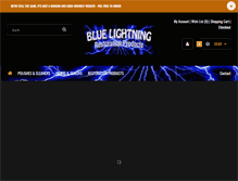 Tablet Screenshot of blulightning.com